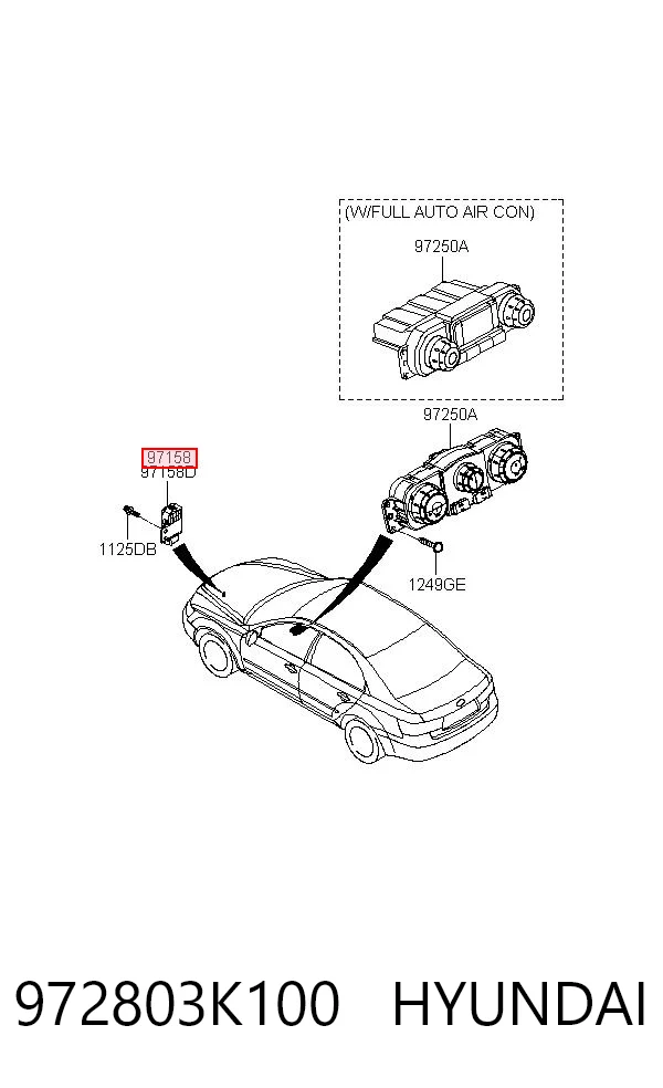 Kupić Czujnik temperatury zewnętrznej Hyundai Elantra IV HD w dobrej cenie