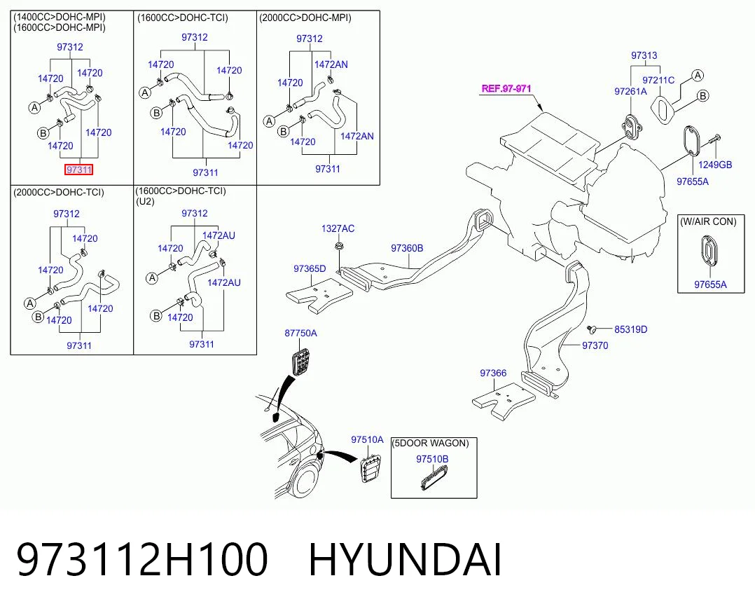973112H100 Hyundai/Kia