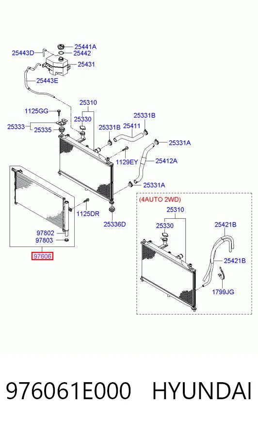 976061E000 Hyundai/Kia