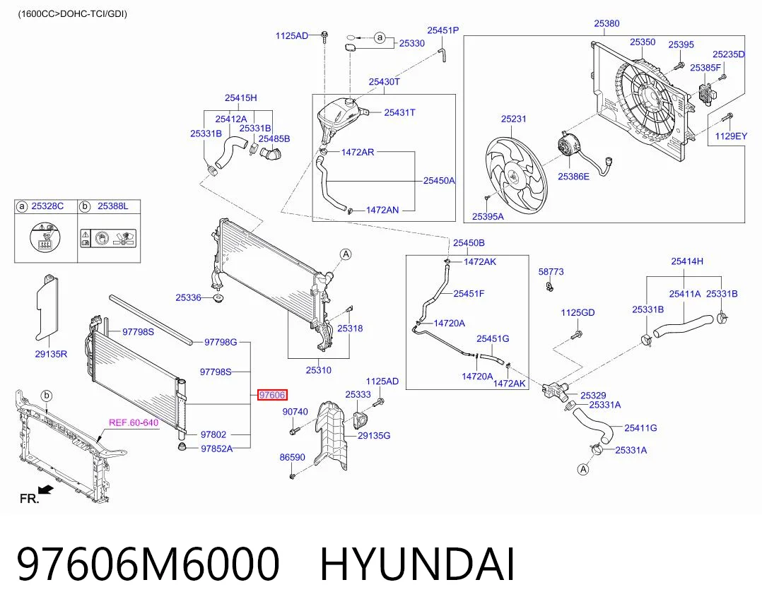 97606M6000 Hyundai/Kia
