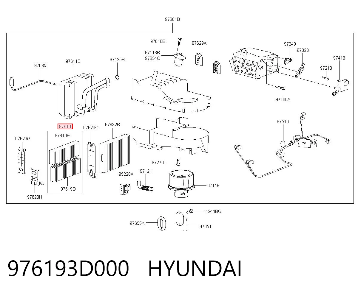 976193D000 Hyundai/Kia