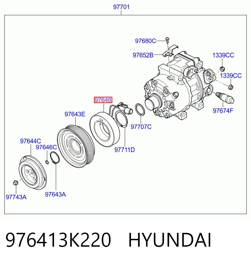 976413K220 Hyundai/Kia