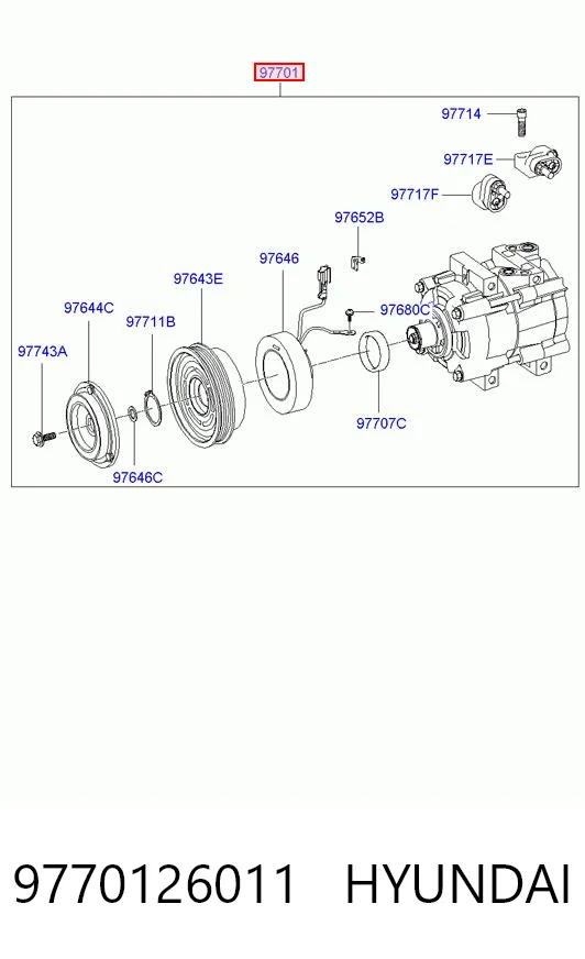 9770126011 Hyundai/Kia