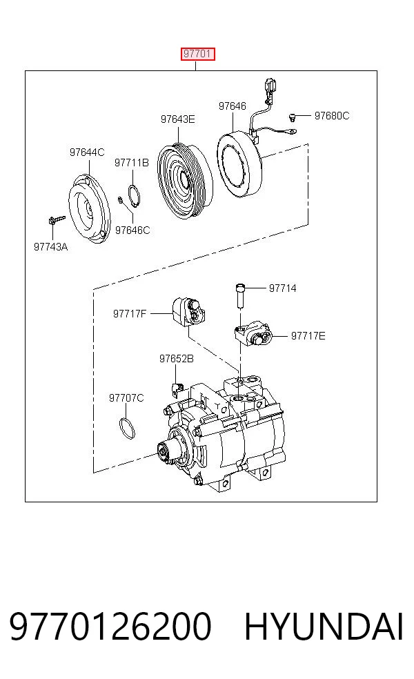 9770126200 Hyundai/Kia