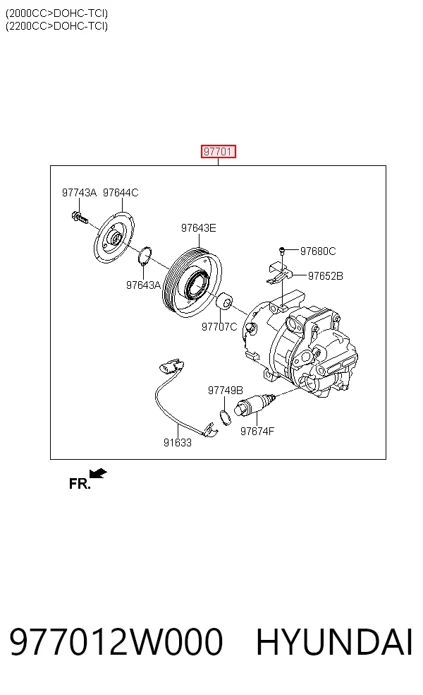 977012W000 Hyundai/Kia