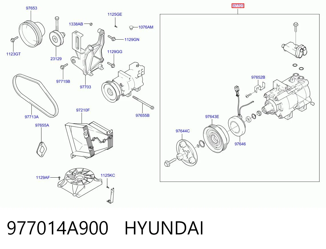 Sprężarka klimatyzacji Hyundai H100 awangarda (P) (1993 - 2004) cena, od 206,99 USD