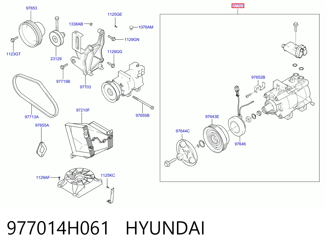 977014H061 Hyundai/Kia