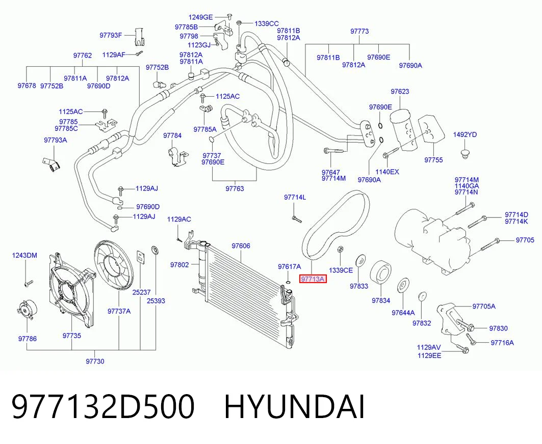 977132D500 Hyundai/Kia