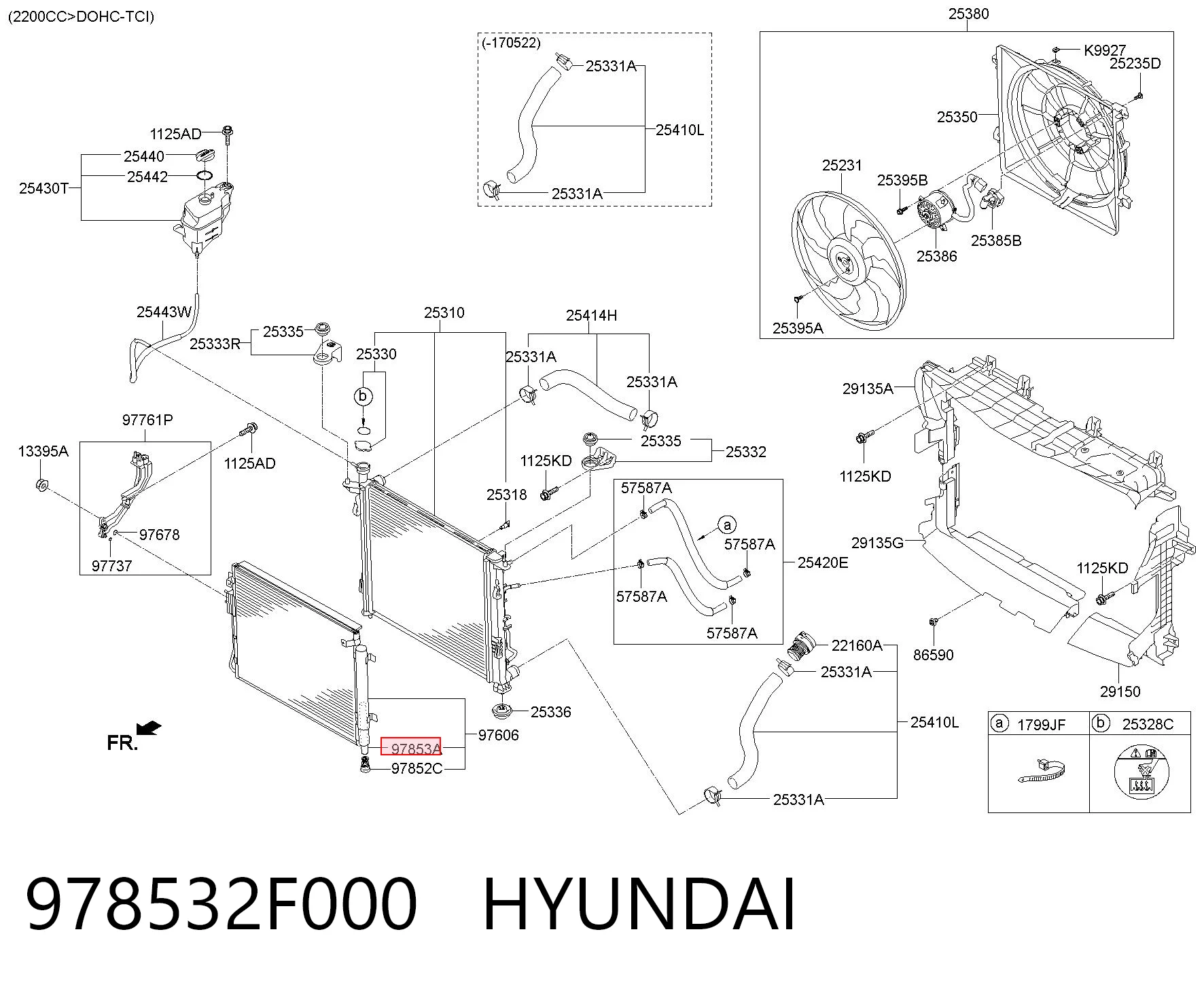 978532F000 Hyundai/Kia Osuszacz klimatyzacji