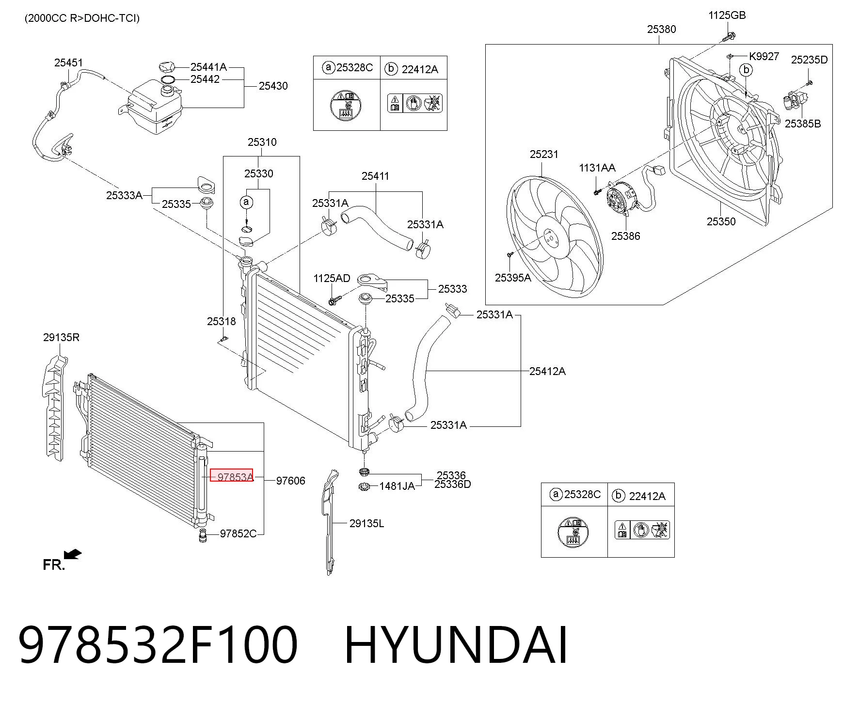 978532F100 Hyundai/Kia Osuszacz klimatyzacji