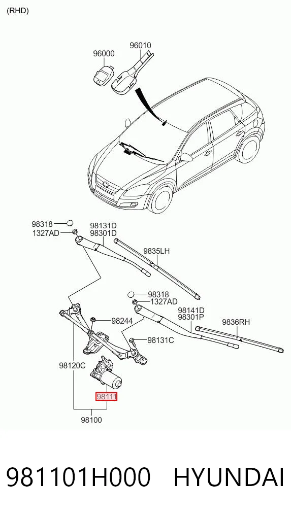 981101H000 Hyundai/Kia