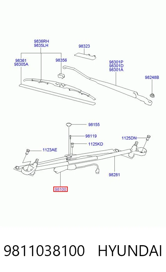 9811038100 Hyundai/Kia