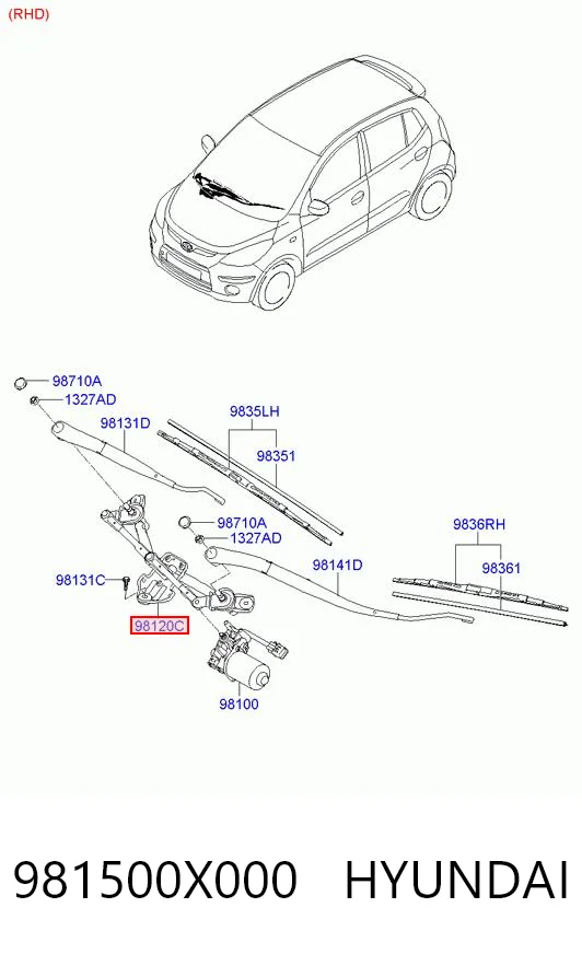 981500X000 Hyundai/Kia