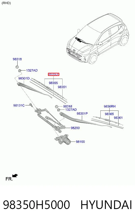 98350H5000 Hyundai/Kia