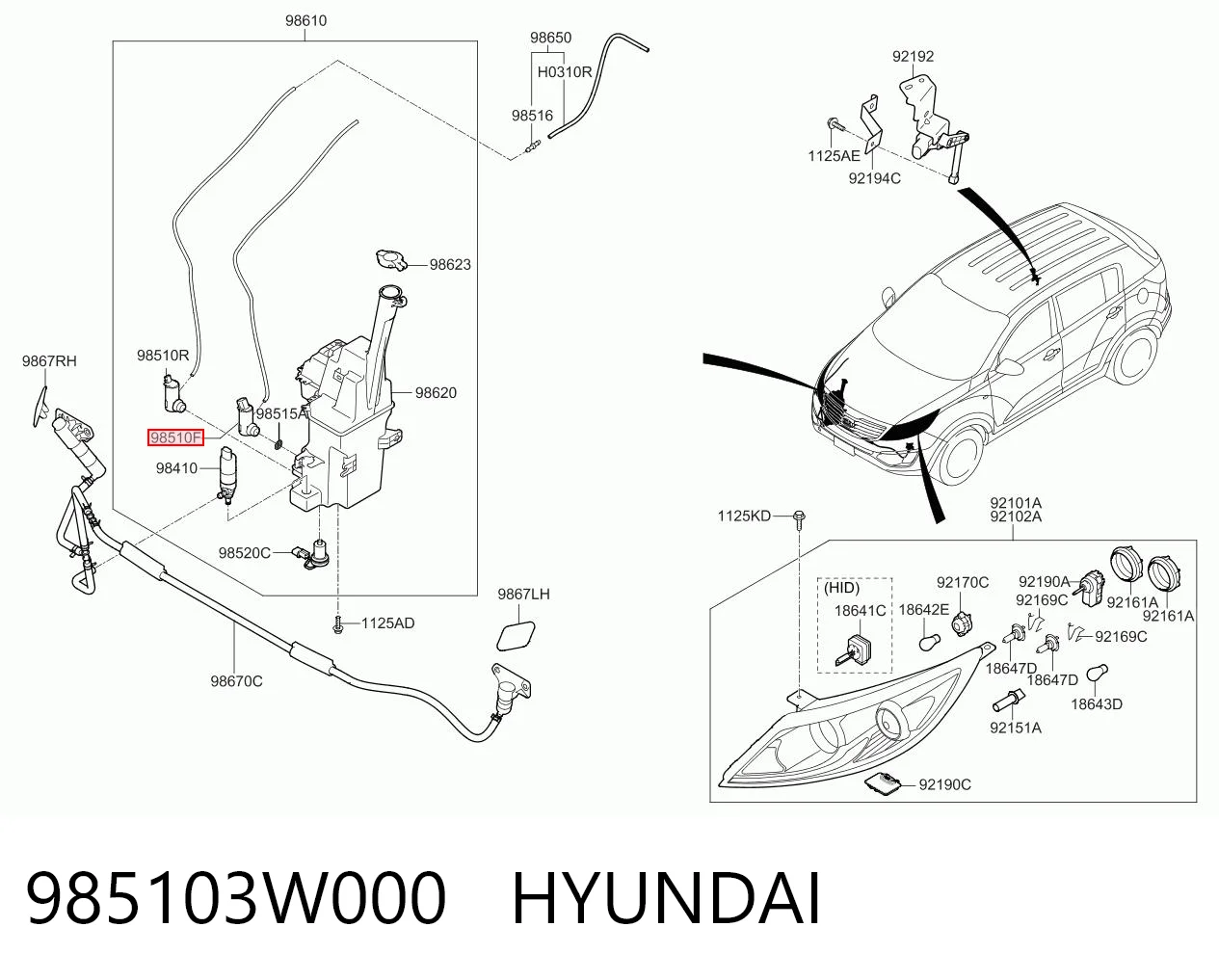 985103W000 Hyundai/Kia