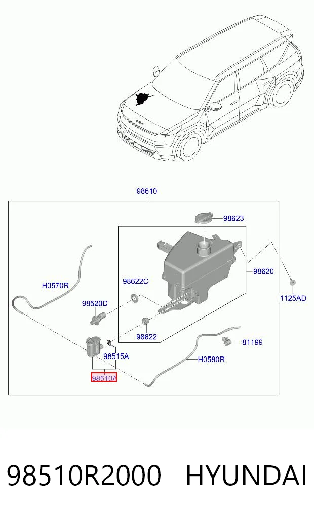 98510R2000 Hyundai/Kia 