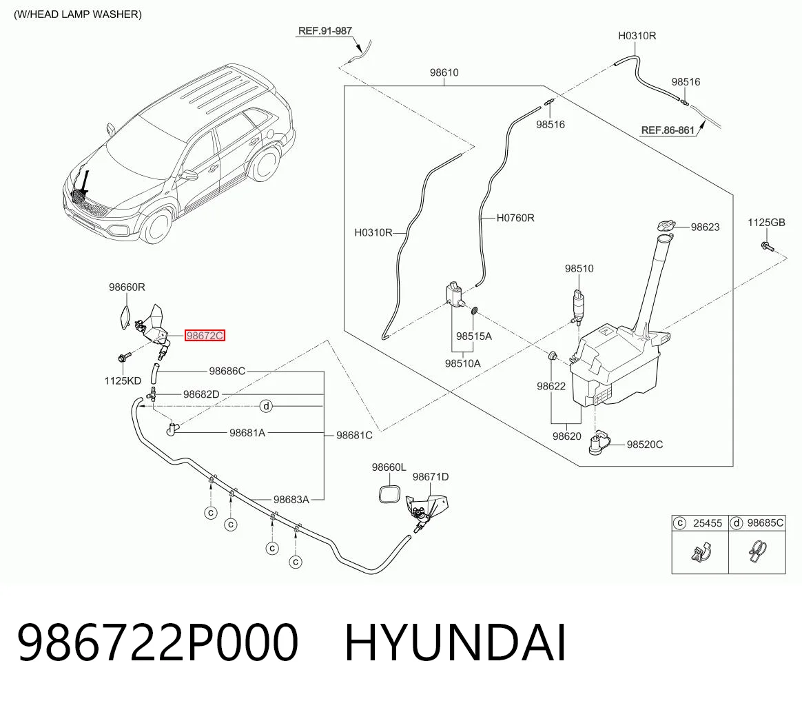 986722P000 Hyundai/Kia