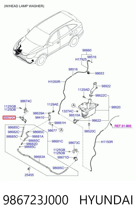 986723J000 Hyundai/Kia