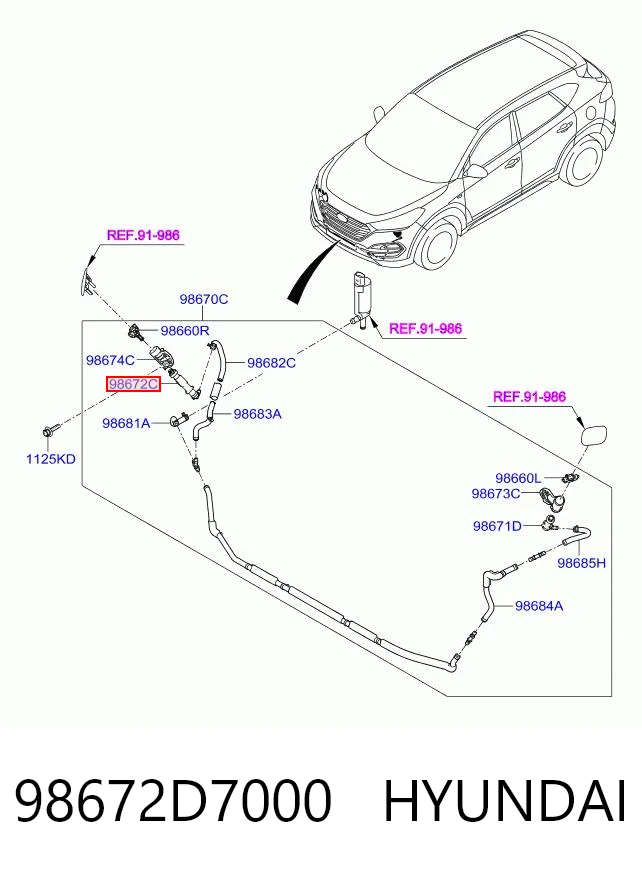 98672D7000 Hyundai/Kia