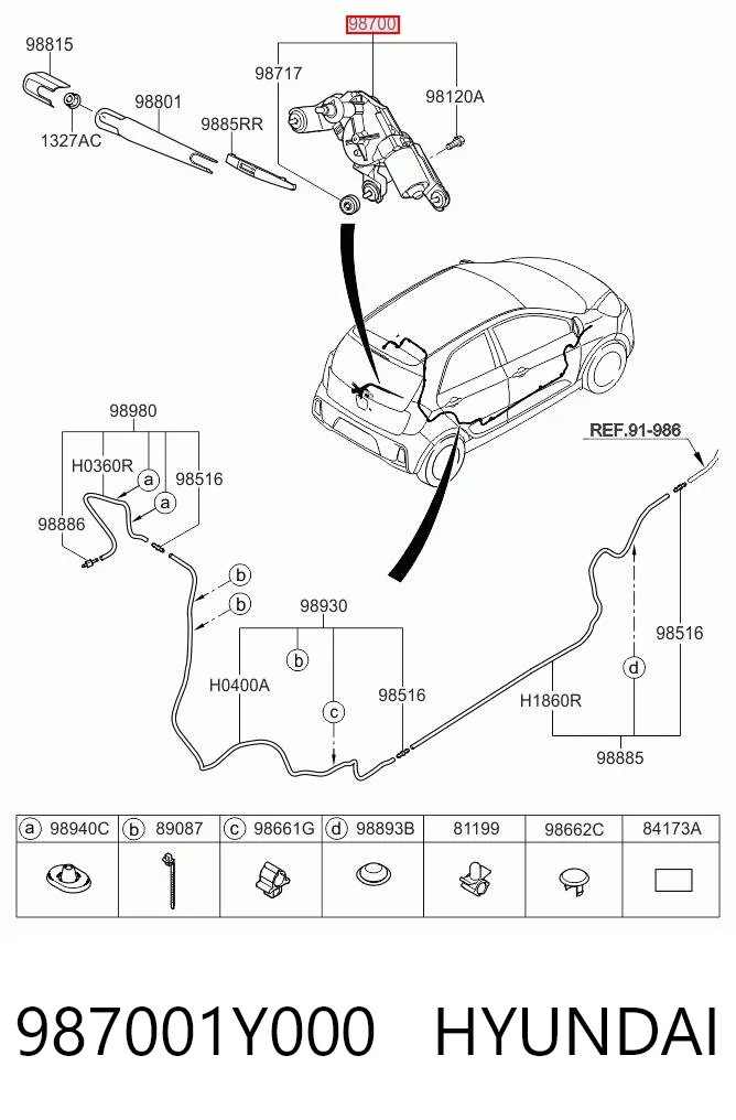 987001Y000 Hyundai/Kia