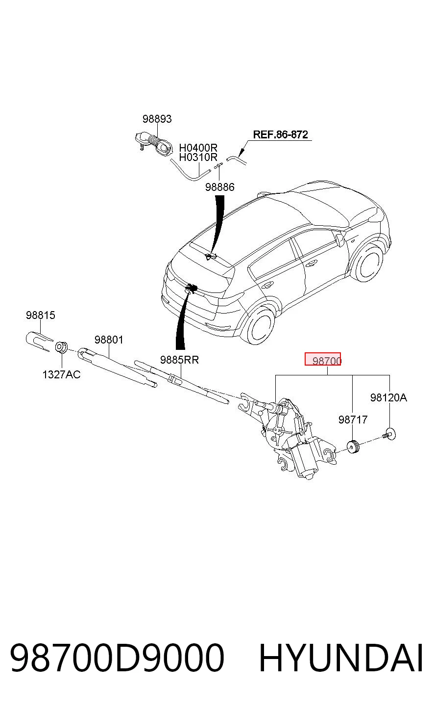 98700D9000 Hyundai/Kia