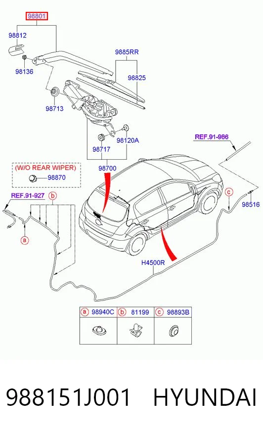 988151J001 Hyundai/Kia