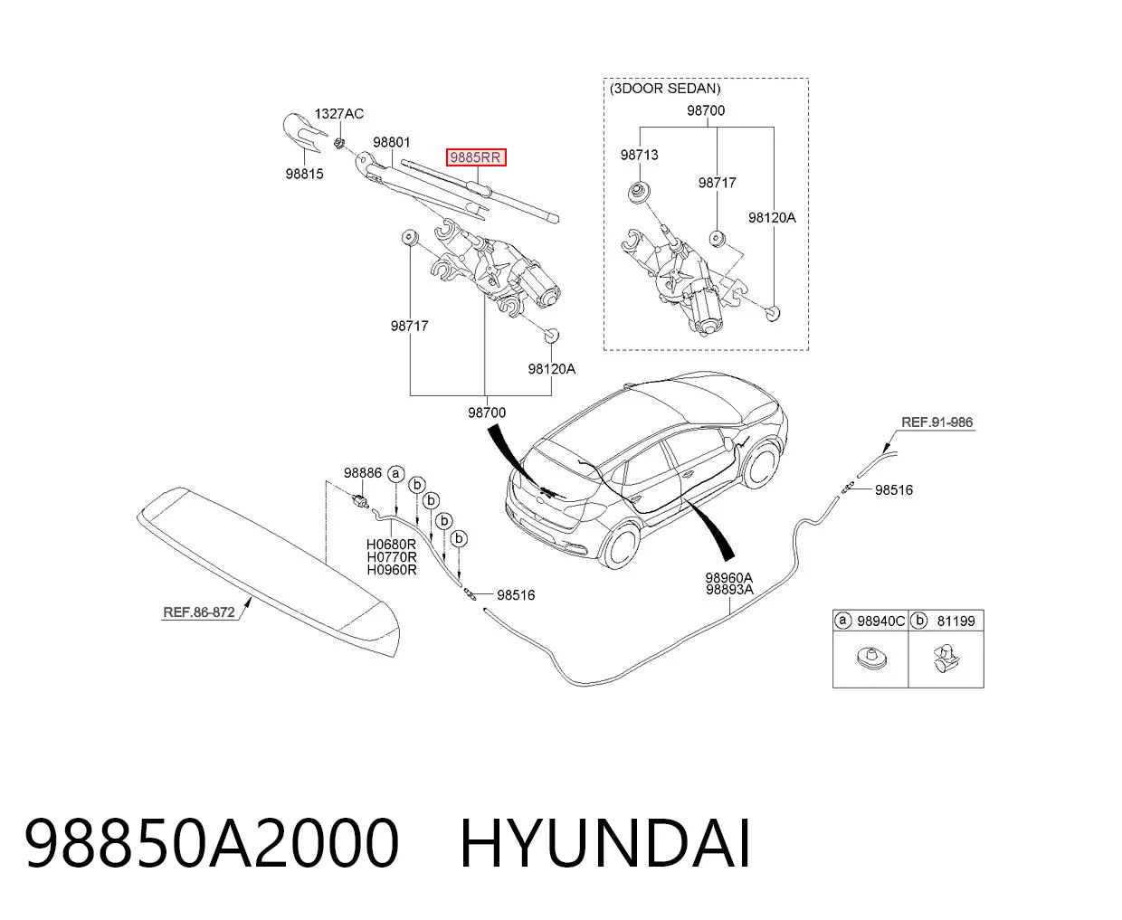 98850A2000 Hyundai/Kia