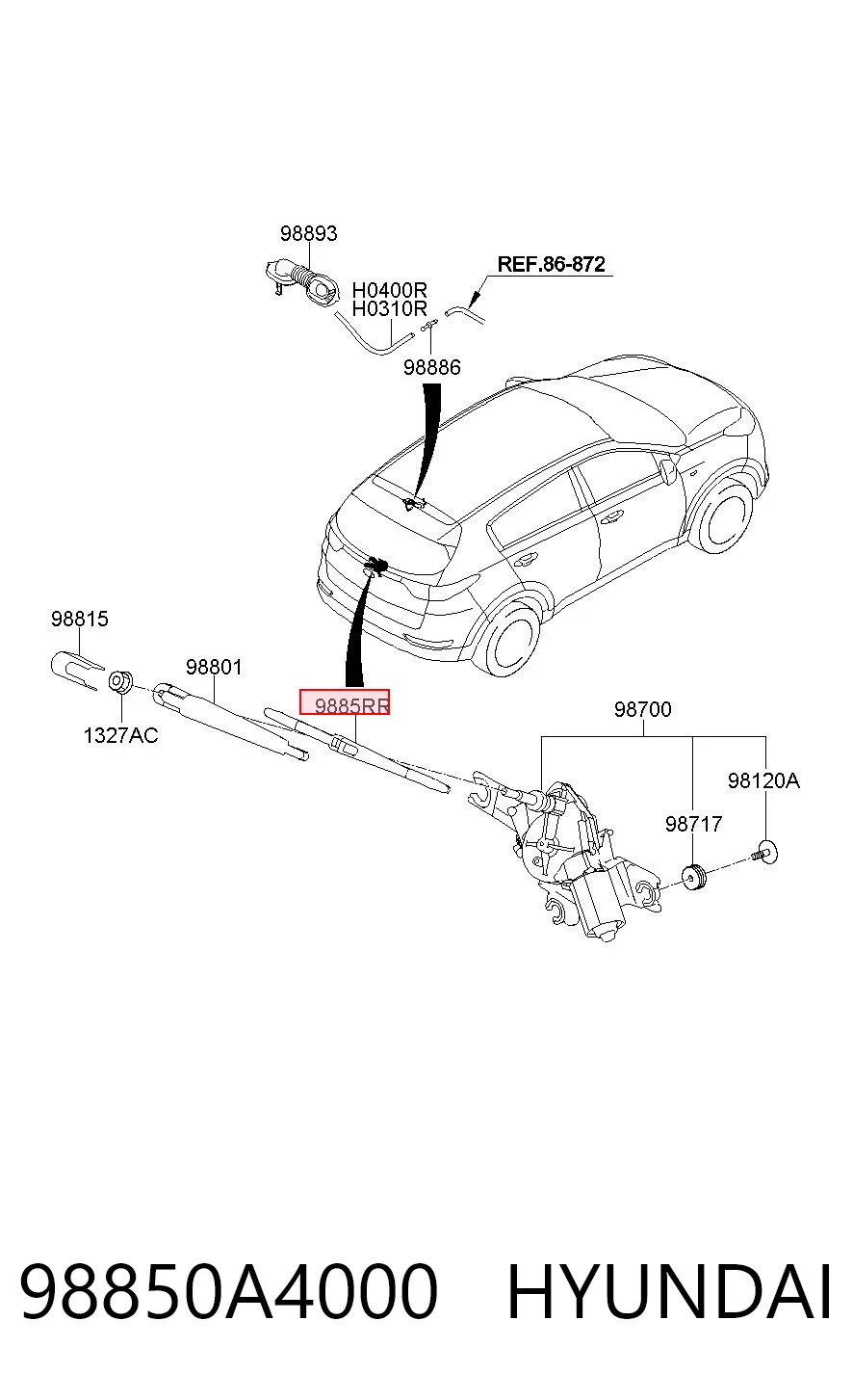 98850A4000 Hyundai/Kia