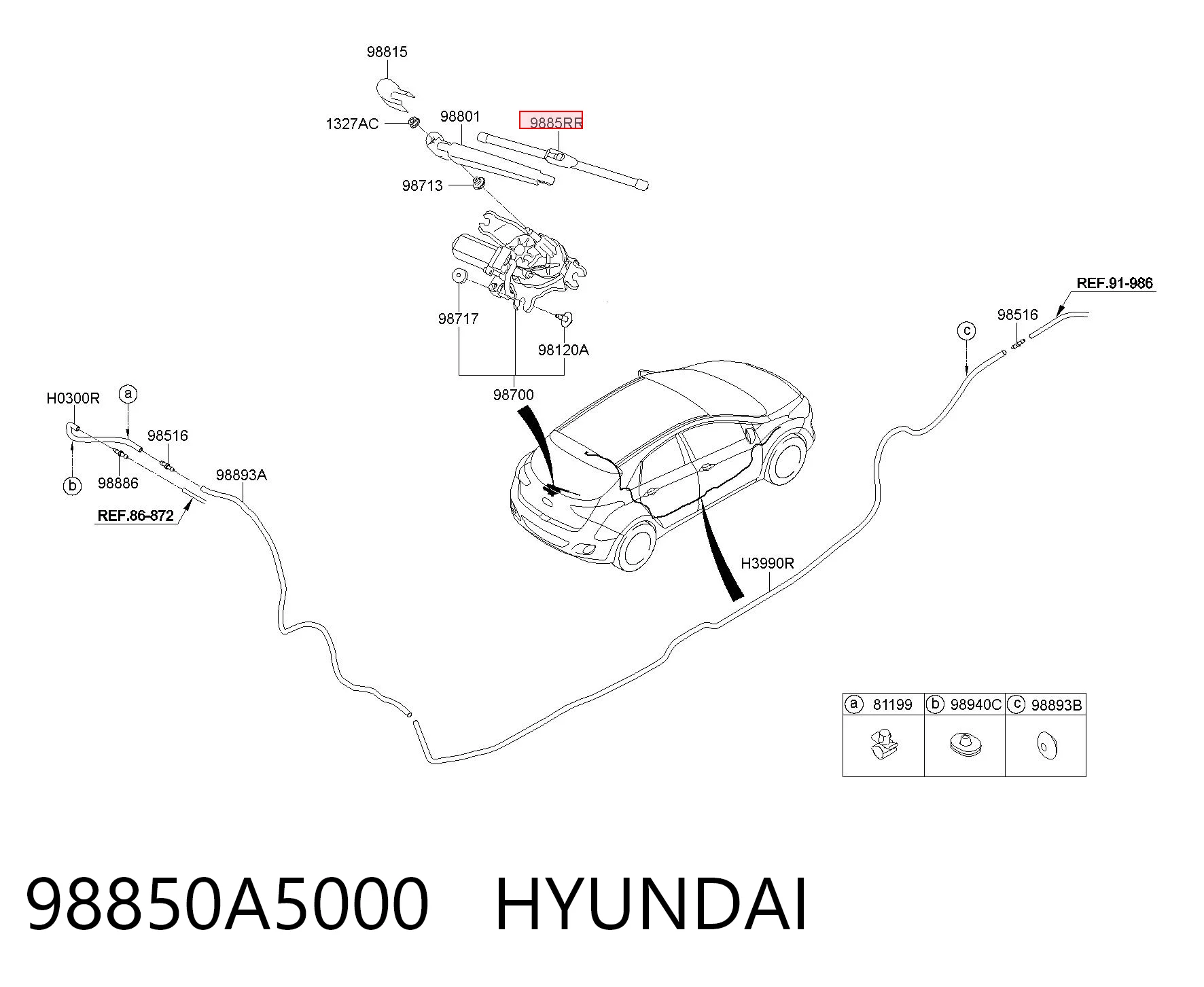 98850A5000 Hyundai/Kia