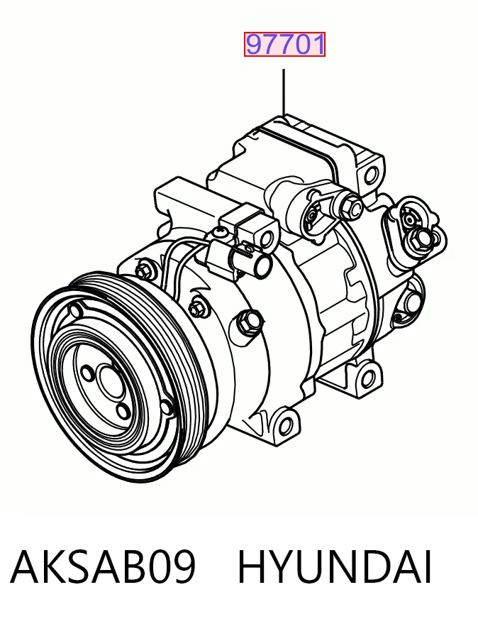 Sprężarka klimatyzacji Hyundai Coupe I coupe (RD) (1996 - 2002) cena, od 383,53 USD