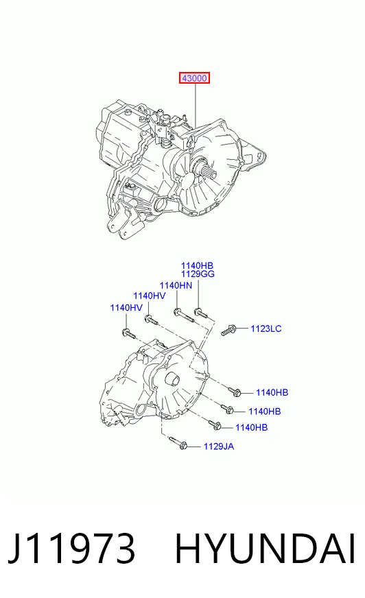 Mechaniczna skrzynia biegów w komplecie do Hyundai Matrix  FC