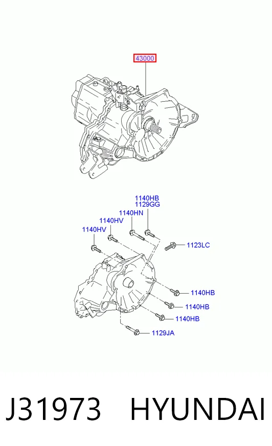 Mechaniczna skrzynia biegów w komplecie Hyundai Matrix minivan (FC) (2001 - 2005) cena, od 229,71 USD