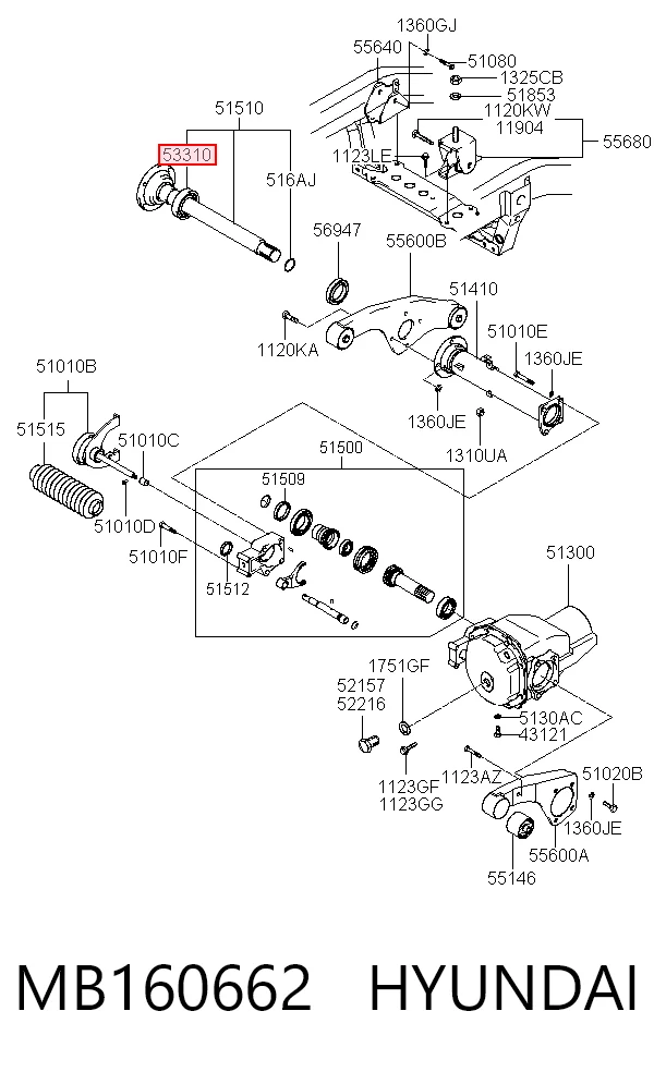 MB160662 Hyundai/Kia