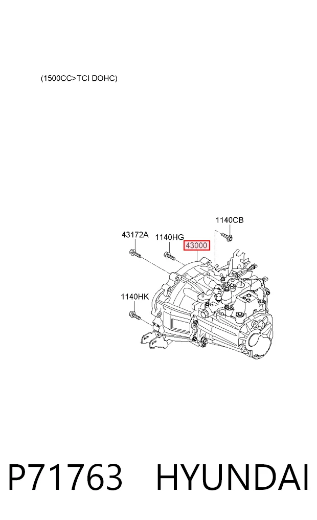 Mechaniczna skrzynia biegów w komplecie KIA Rio II sedana (JB) (2005 - 2011) cena, od 287,86 USD