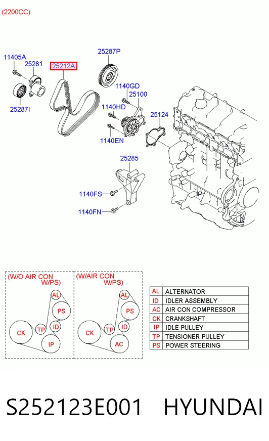 Do koszyka 1752178K00 Suzuki Pas napędowy mechanizmów