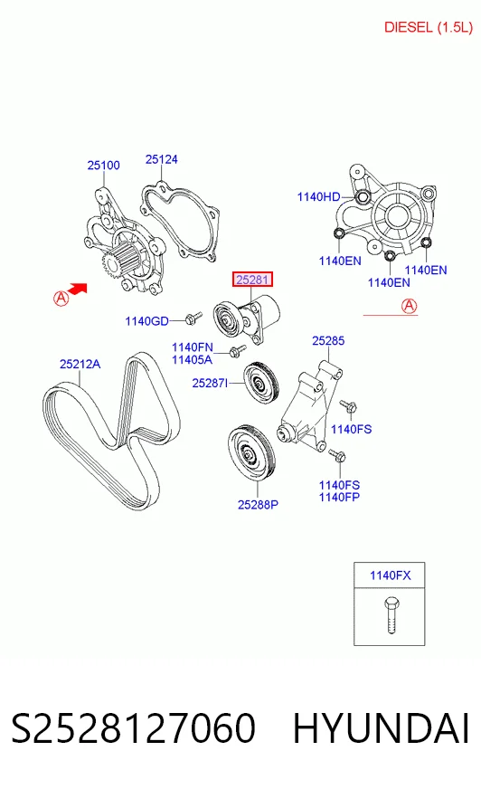S2528127060 Hyundai/Kia