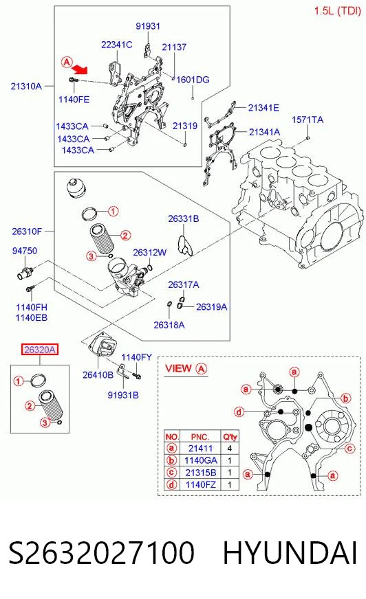 S2632027100 Hyundai/Kia