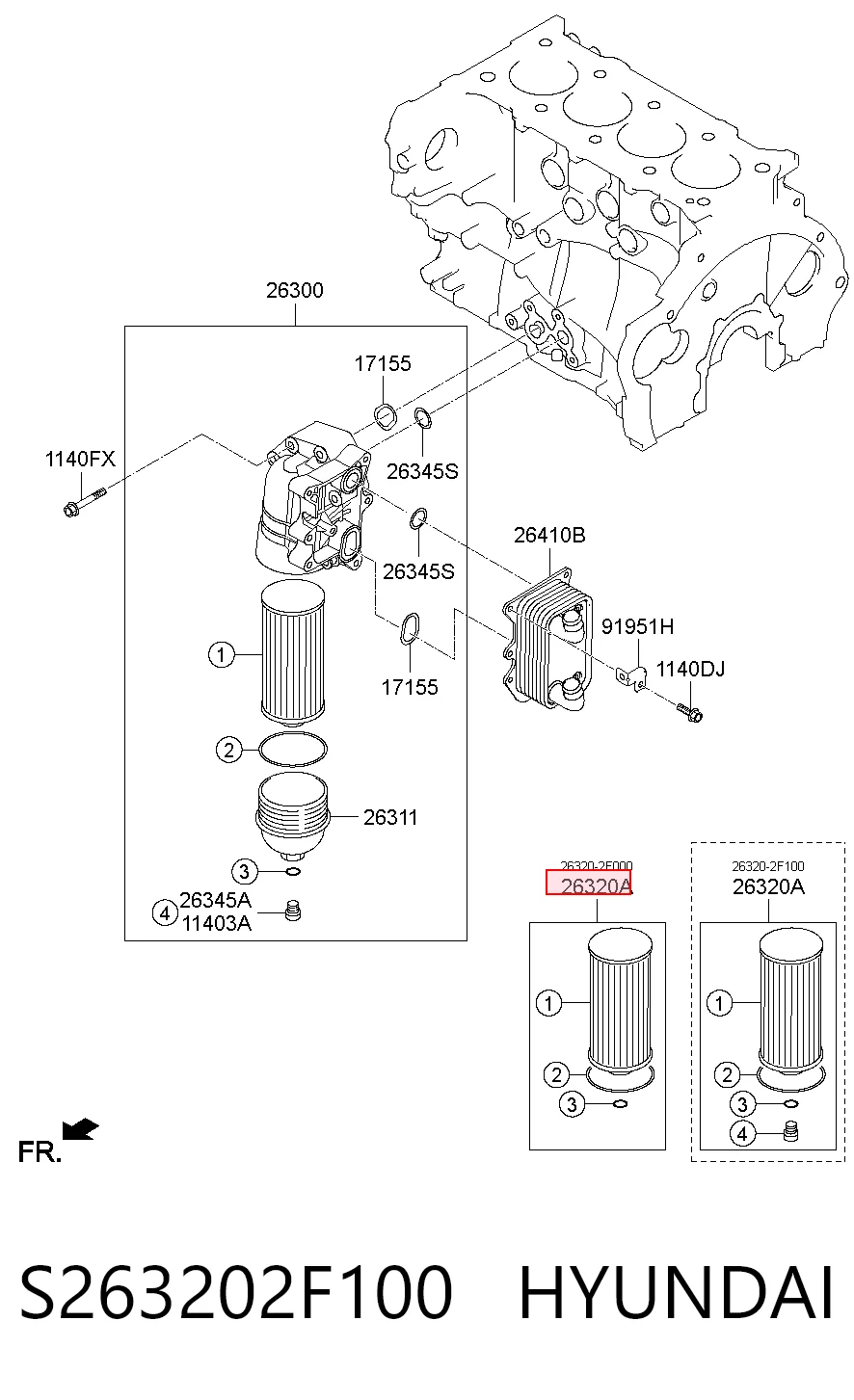 S263202F100 Hyundai/Kia