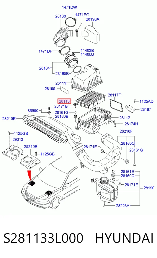 S281133L000 Hyundai/Kia