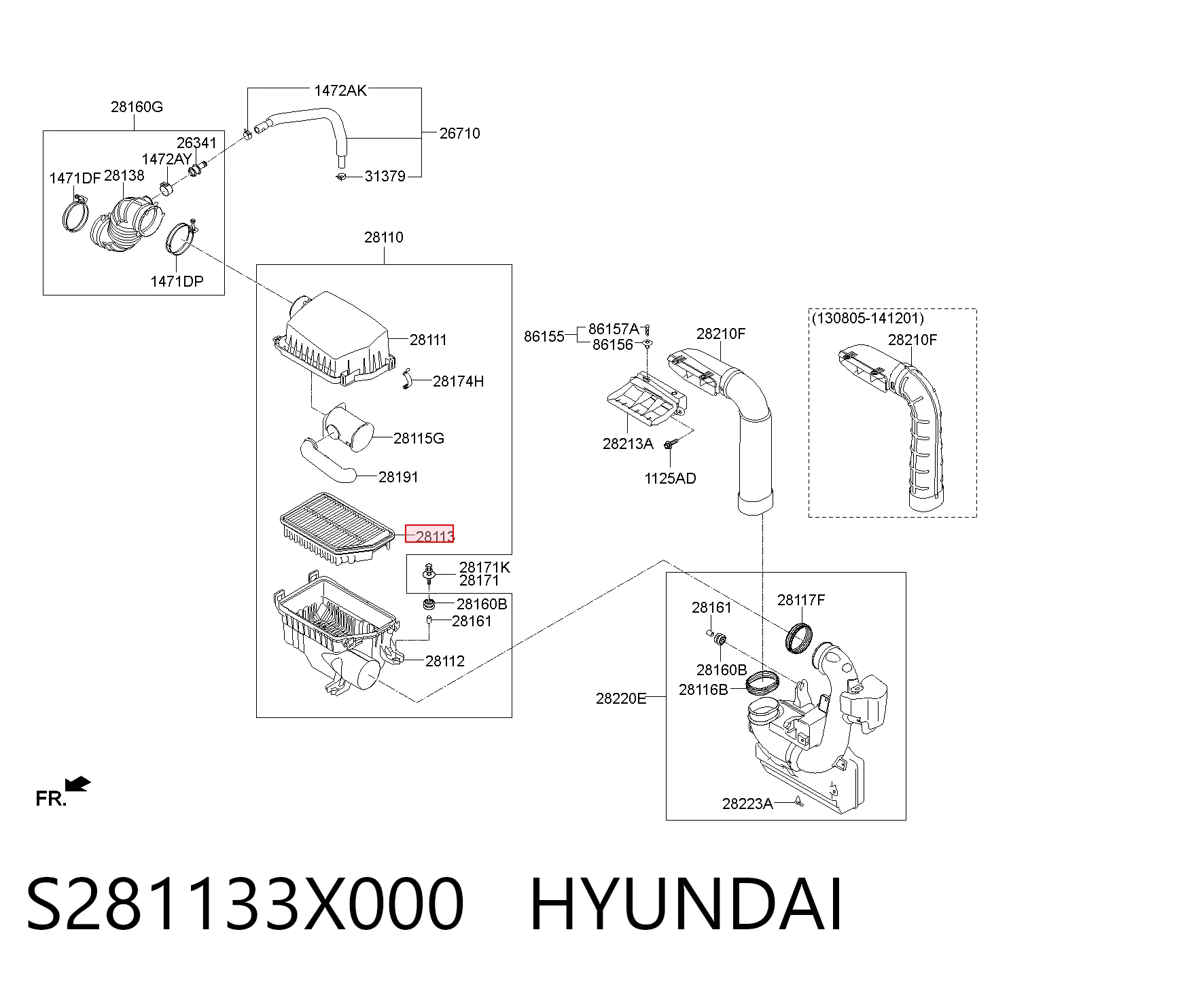 S281133X000 Hyundai/Kia