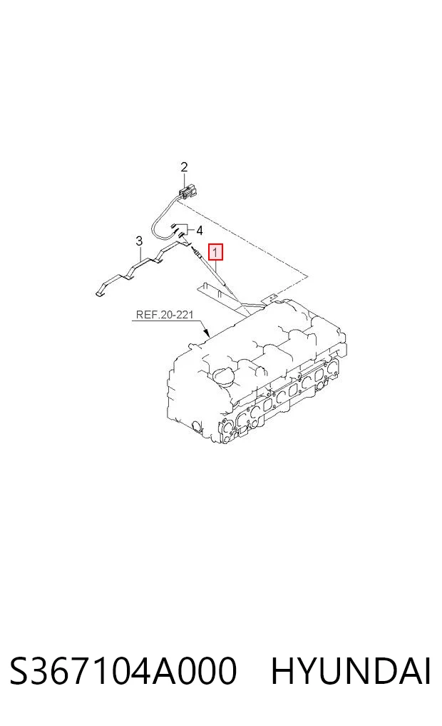 S367104A000 Hyundai/Kia Świeca żarowa