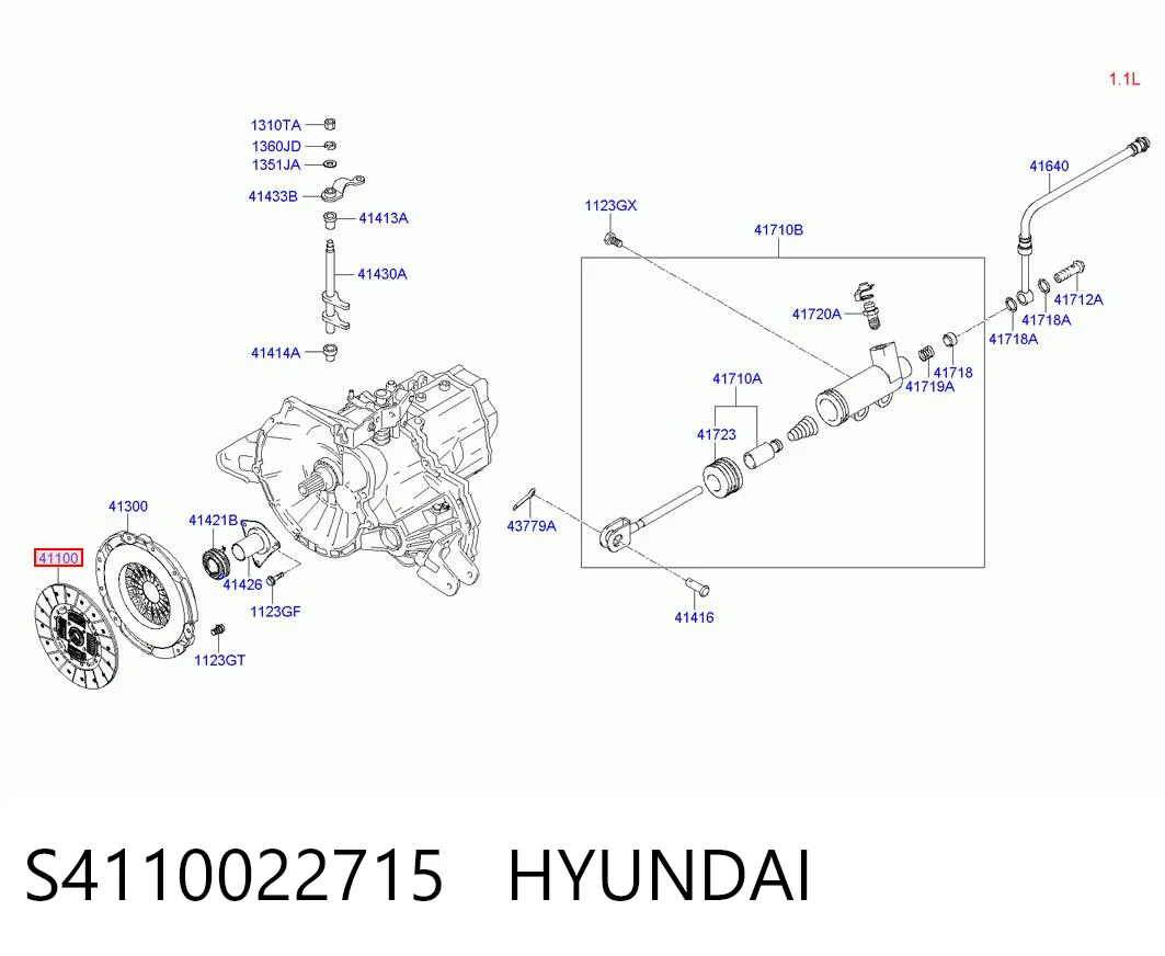 Tarcza sprzęgła do Hyundai Accent III MC