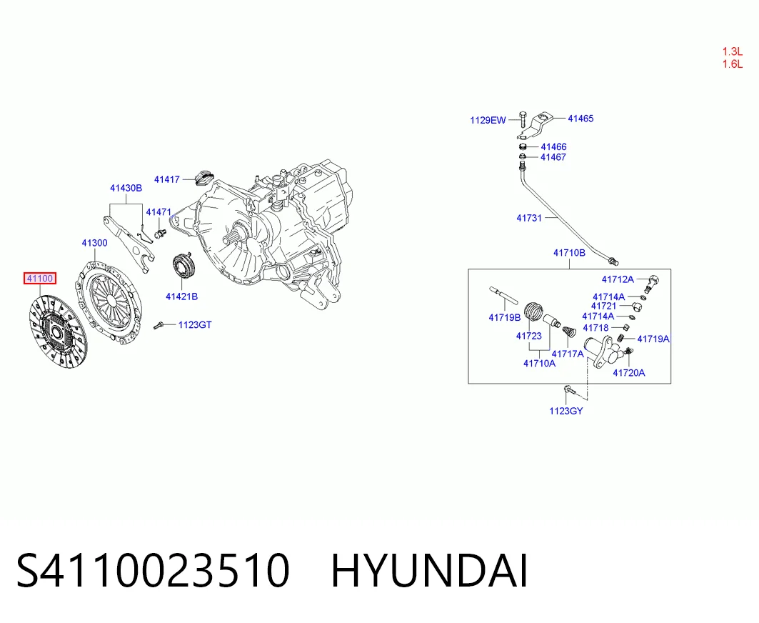S4110023510 Hyundai/Kia