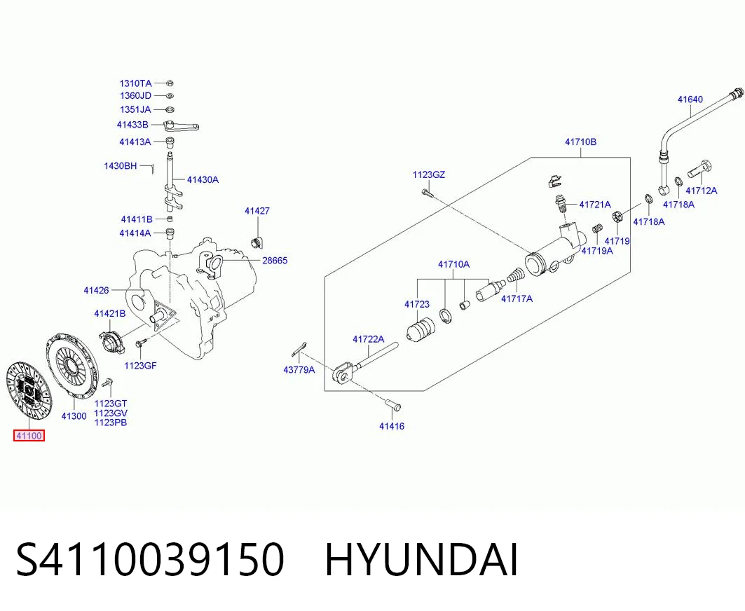 S4110039150 Hyundai/Kia