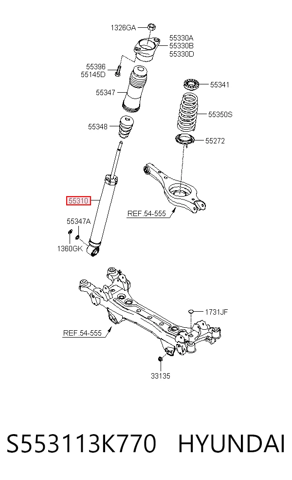 S553113K770 Hyundai/Kia
