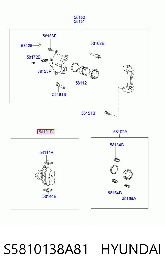 S5810138A81 Hyundai/Kia