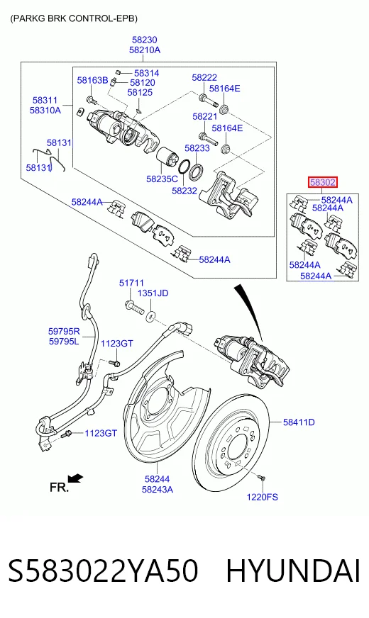 S583022YA50 Hyundai/Kia