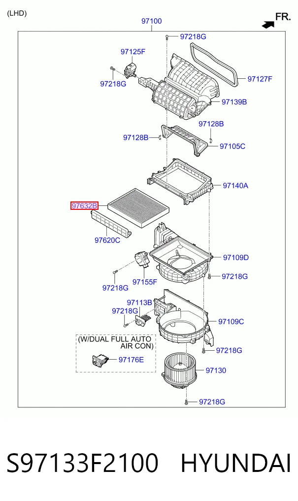 S97133F2100 Hyundai/Kia