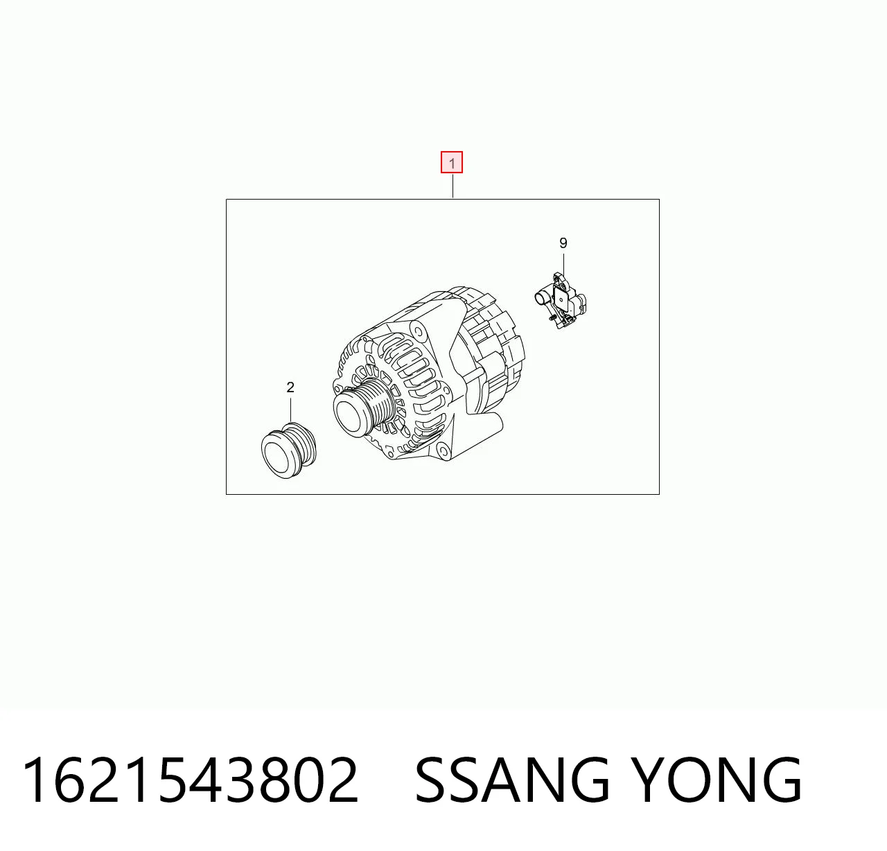 Alternator SsangYong Kyron SUV (2007 - 2014) cena, od 99,85 USD