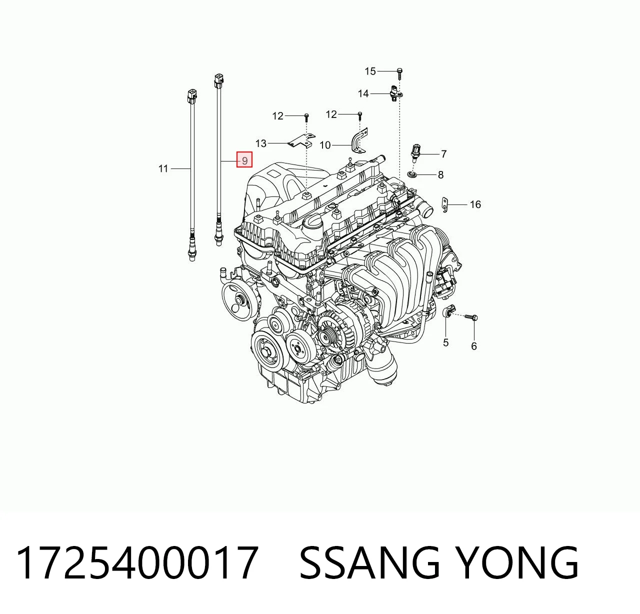 Sonda lambda, czujnik tlenu Hyundai Getz 
